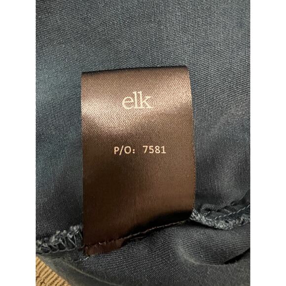 Elk 100% Tencel Drawstring Relaxed Pants Teal Blue Size XS - Picture 6 of 6